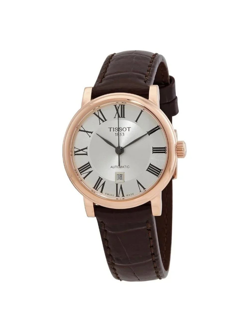 NWT Tissot Carson Automatic Silver Dial Ladies Watch